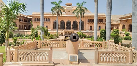 Entrance to Bharatpur Palace Museum