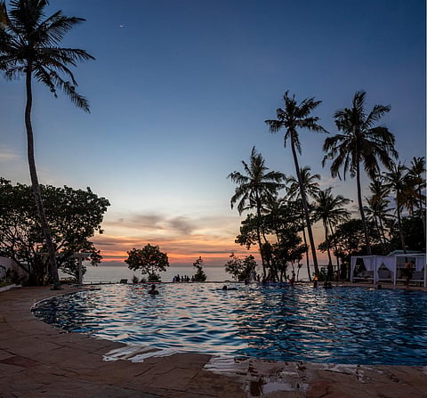 Sunset as seen from the Elixir Cliff Beach Resort and Spa