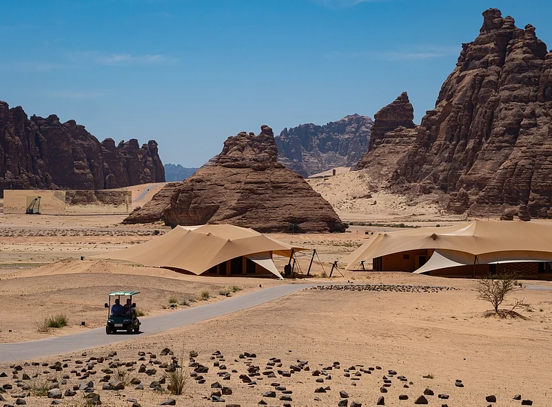 Ashar Valley’s towering, rugged sandstone rock formations