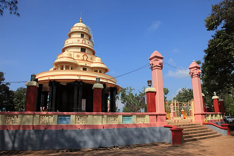 The tomb, or samadhi, of Sree Narayana Guru at Sivagiri Mutt