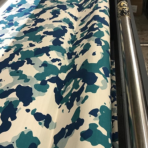 A cotton and silk bedding cover by Toàn Thịnh Silk