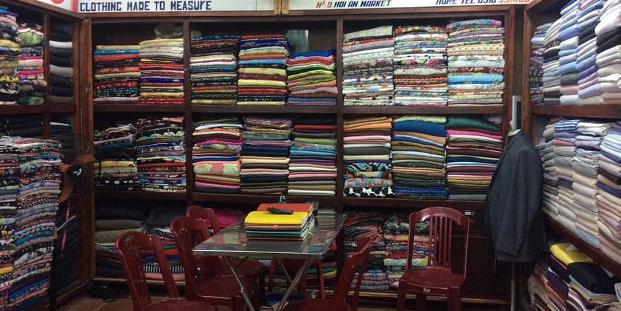 The Jenny cloth shop at the Hội An Cloth Market