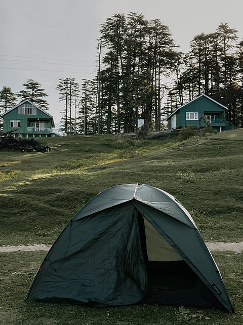 A campsite in Patnitop