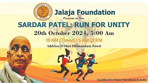 The "Sardar Patel: Run for Unity" event celebrates the legacy of the “Iron Man of India"