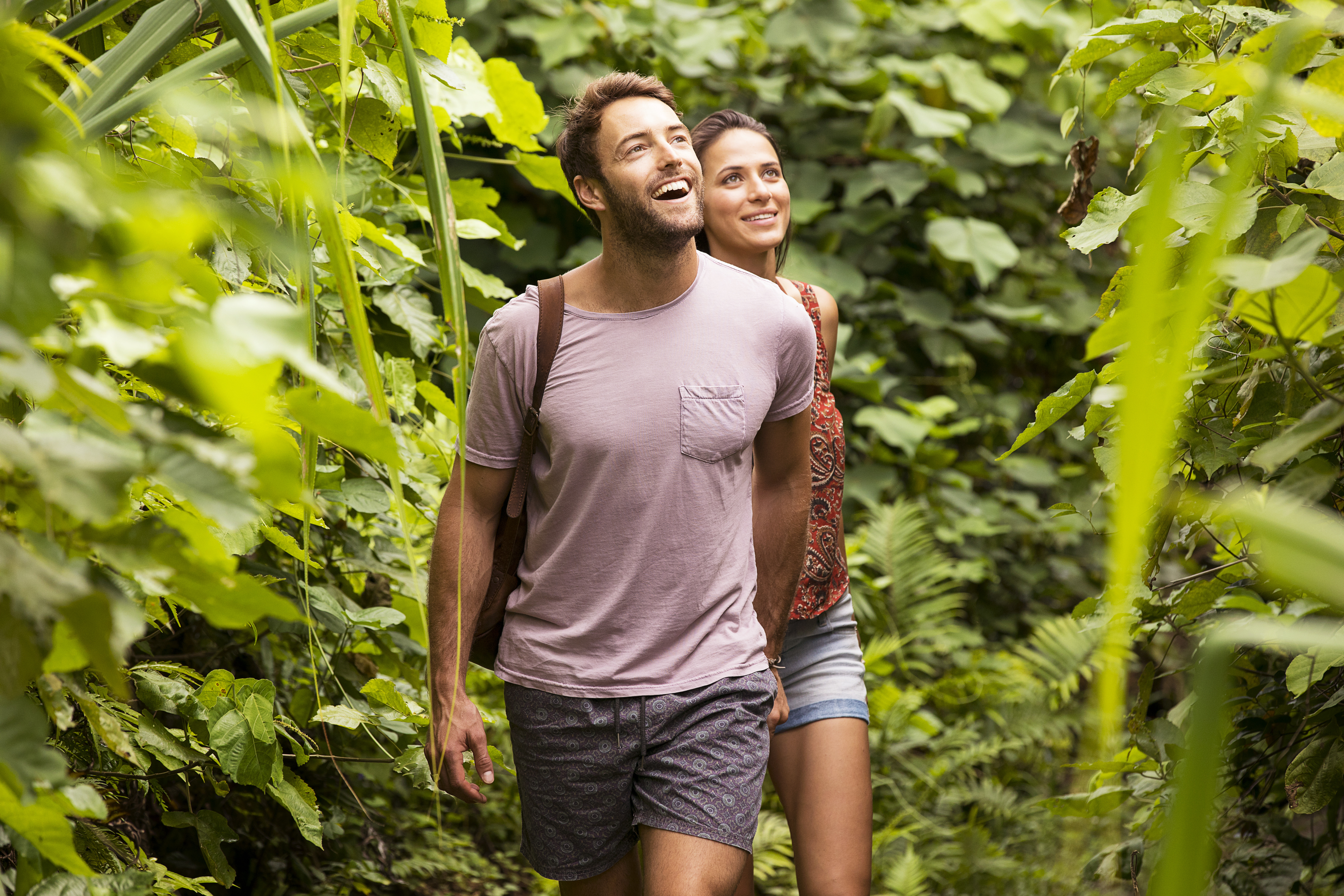 Fiji's stunning rainforests, with cascading waterfalls and lush greenery, provide a perfect backdrop filled with the sounds of tropical birds