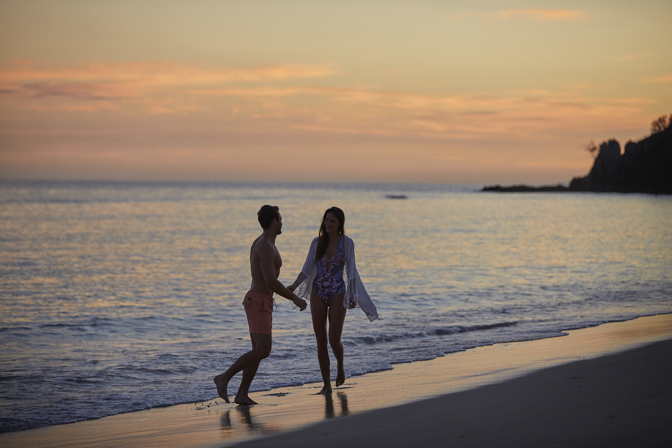 Enjoy stunning sunsets on the beach