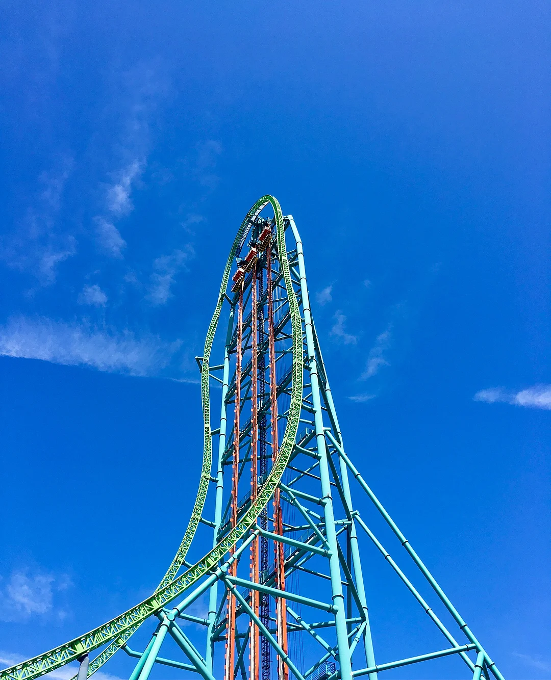 A shot of Kingda Ka, Six Flags Great Adventure