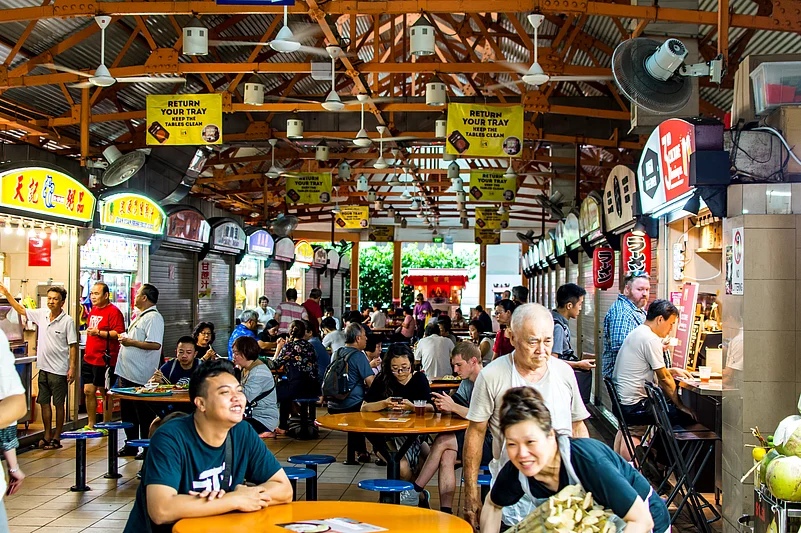 The Maxwell Food Centre of Chinatown has plenty of hawker shops