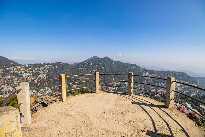 Tiffin Top offers panoramic views of the hills and town