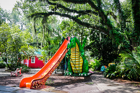 At the Carousel Gardens Amusement Park