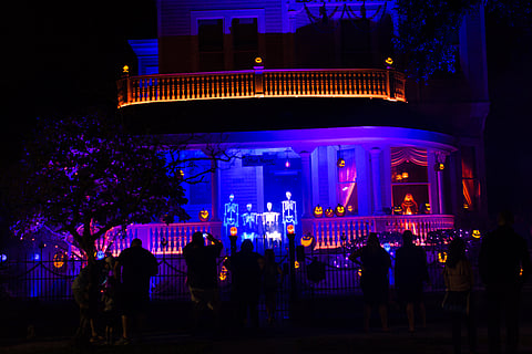 A view of the Magazine Street Ghost House