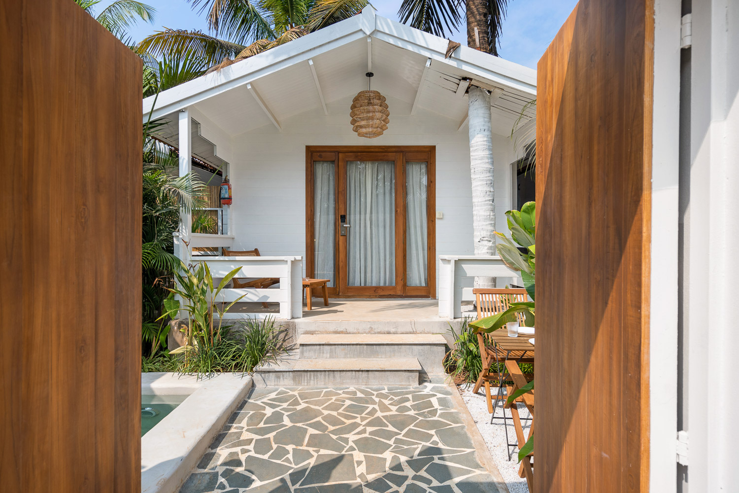 The Azora Goa in Morjim blends Santorini-inspired wooden cottages and a stunning lagoon pool to provide guests with the perfect deluxe experience