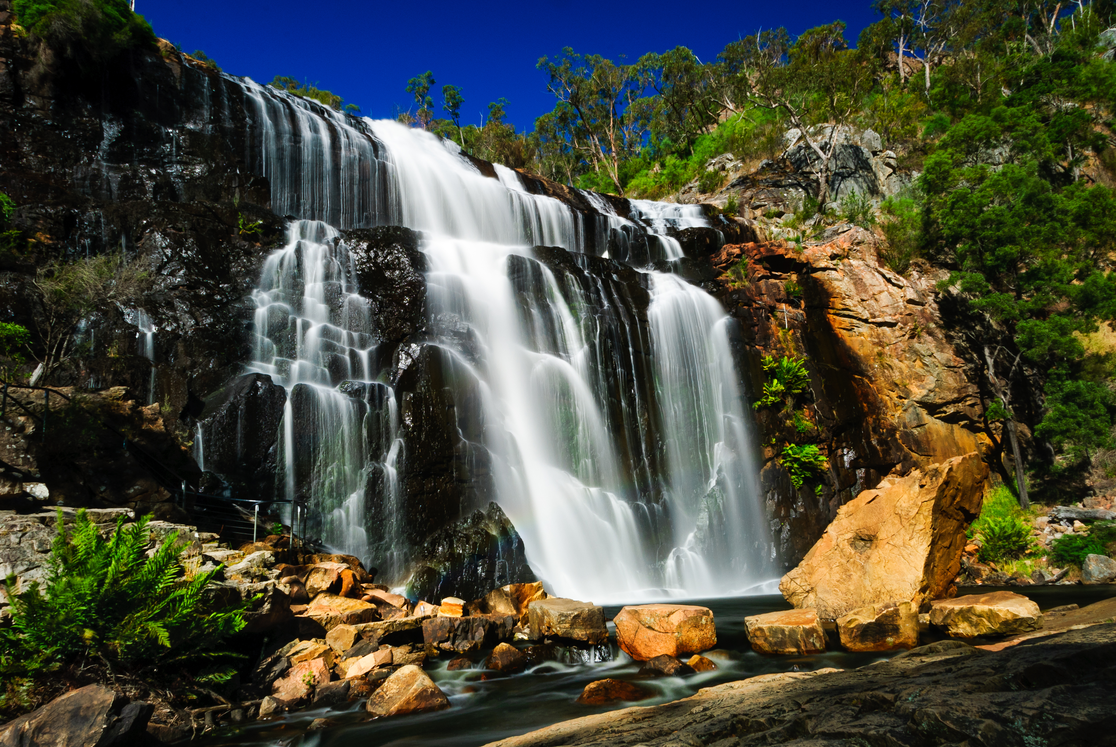 Mackenzie Falls is one of the largest waterfalls in Grampians National Park