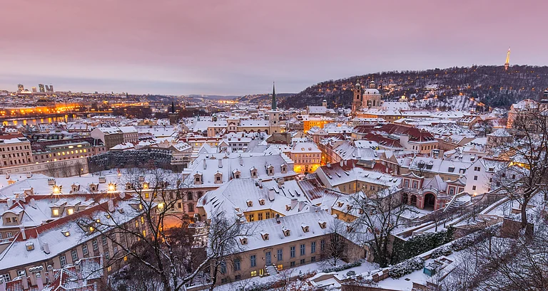Snow in Prague - Lukas Gojda/Shutterstock