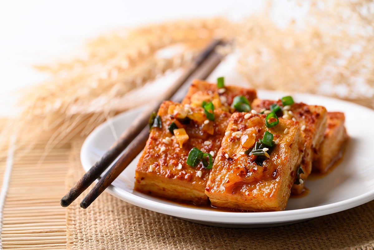 Dubu Jorim is Korean Braised Tofu