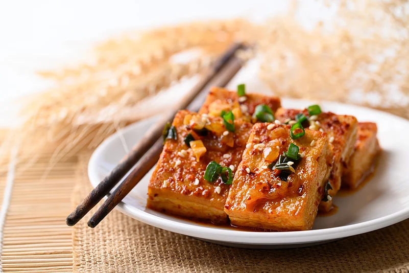 Dubu Jorim is Korean Braised Tofu