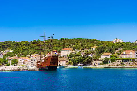Šipan is the largest of the Elaphiti Islands and is known for its olive groves, vineyards, and quiet coves