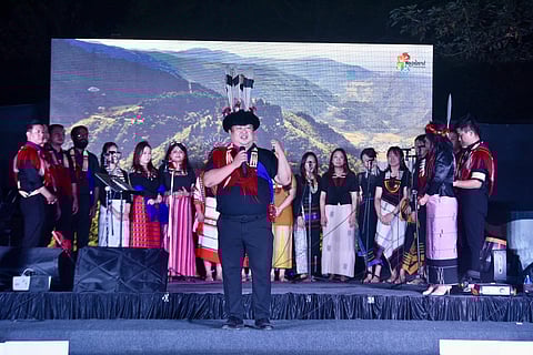 A performance by Ao Naga Choi