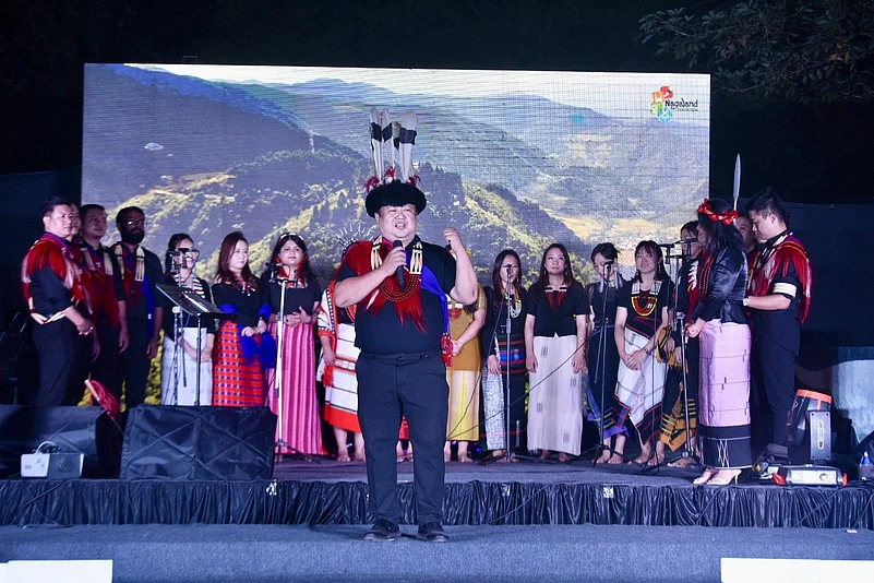 A performance by Ao Naga Choi