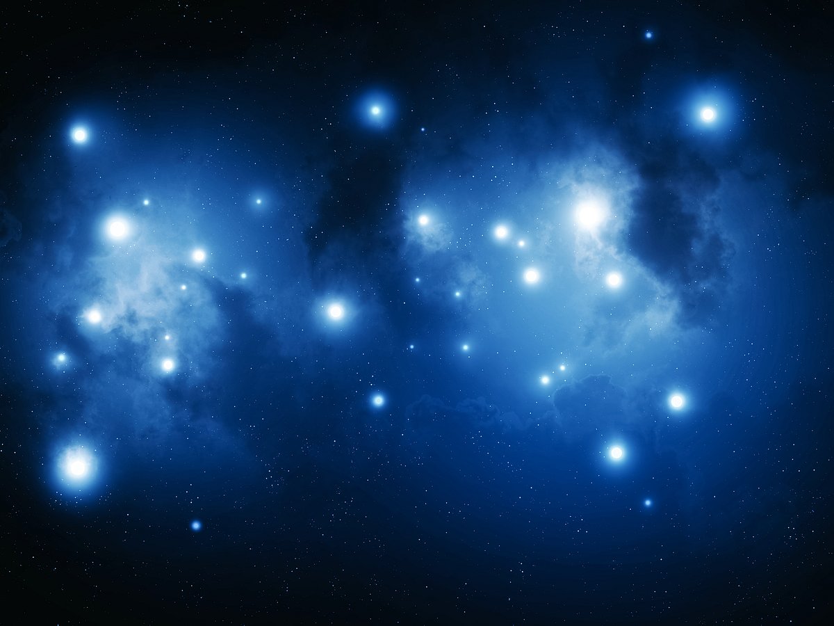 A view of the Pleiades Cluster