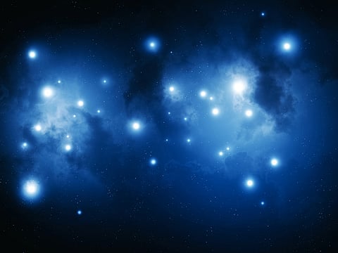 A view of the Pleiades Cluster
