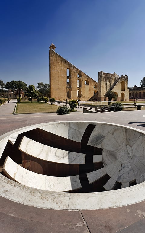 A wide shot of the Jantar Mantar