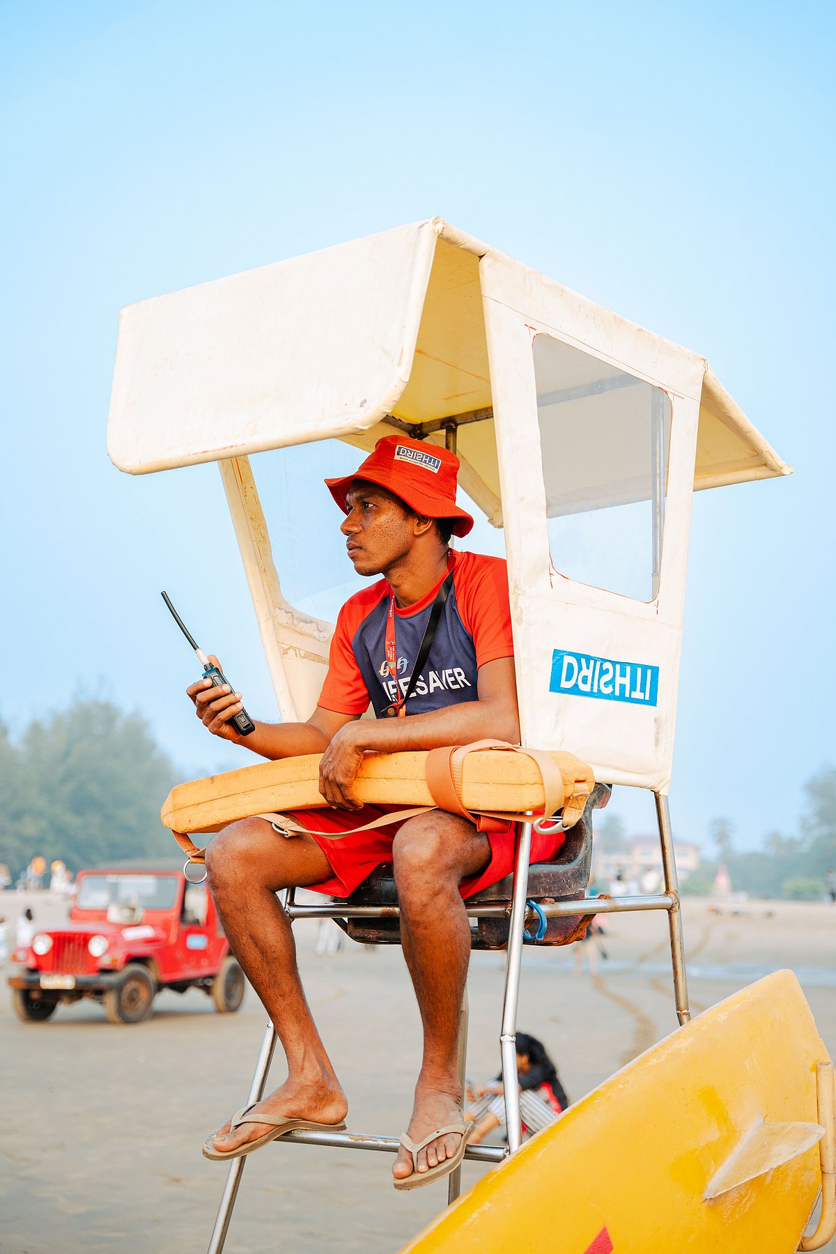 Goan beaches with high footfall have dedicated lifeguard towers installed that offer a clear vantage point