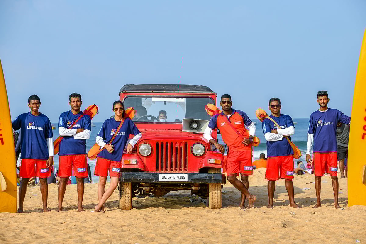 Copyright: Drishti Lifesaving Pvt Ltd : Drishti Marines 450-plus lifeguards provide lifesaving services on 45 beaches along Goa’s coastline