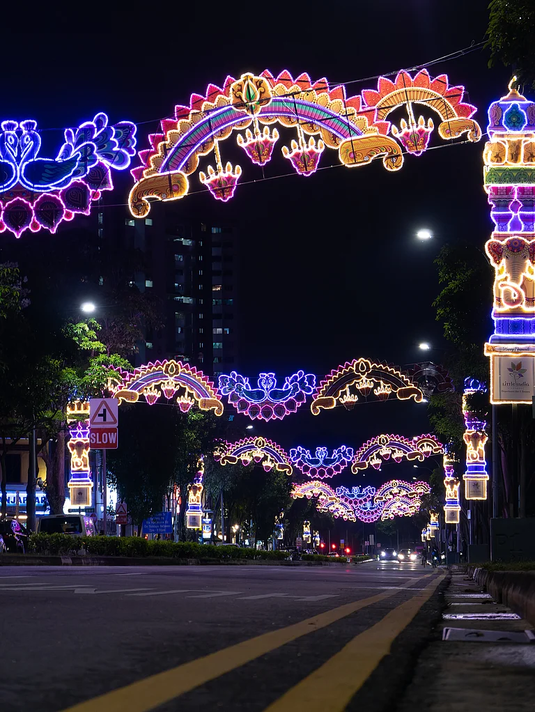 Little India decked out for Diwali in Singapore - Shutterstock