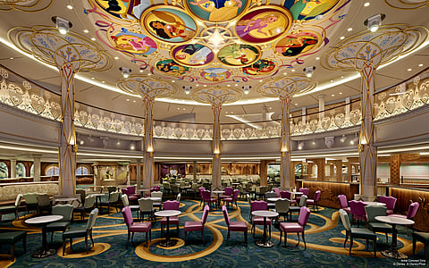 Dining aboard the Disney Adventure will be a feast for the senses