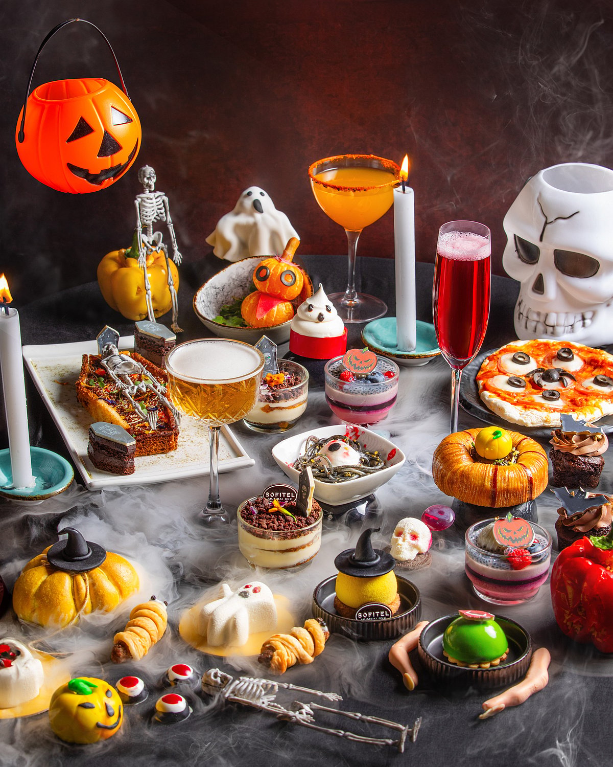 Gather your little ghouls and goblins for a family-friendly, frightfully fun feast at the Pondichery Café