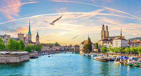 Zurich's Limmat River is a must-visit destination in Switzerland