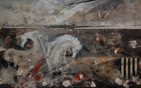 A painting by Muzaffar Ali