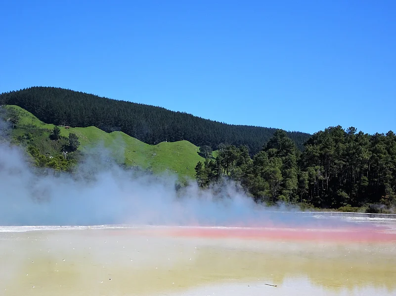 Geothermal walks are popular among tourists