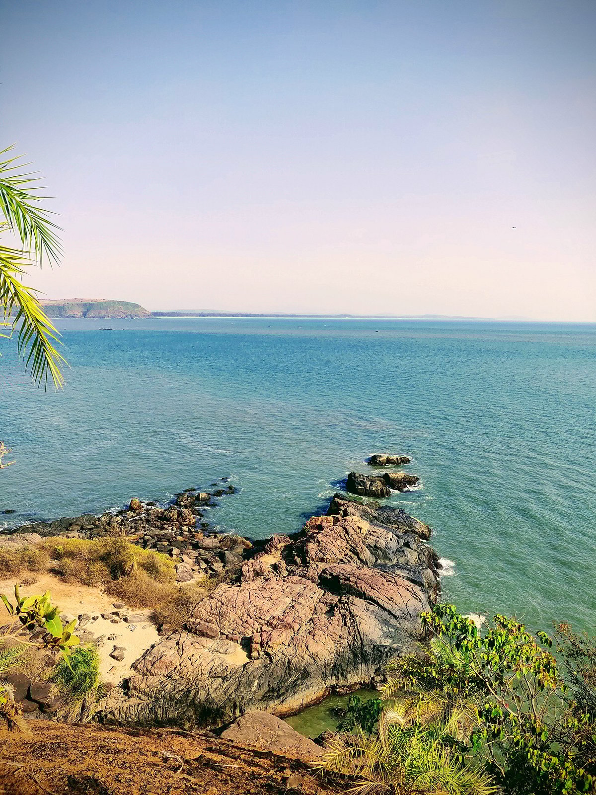 Shutterstock : A view of the Om Beach, Gokarna, Karnataka