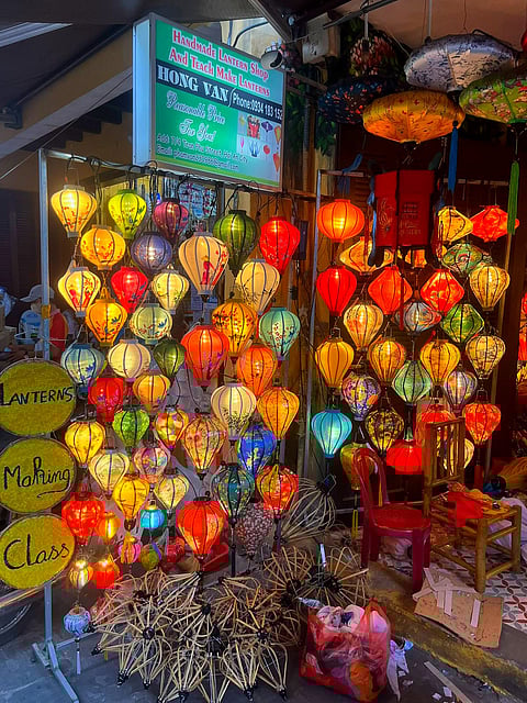 Strung across streets, hanging from buildings, and illuminating boats on Thu Bon River, one could call Hoi An a City of Lanterns