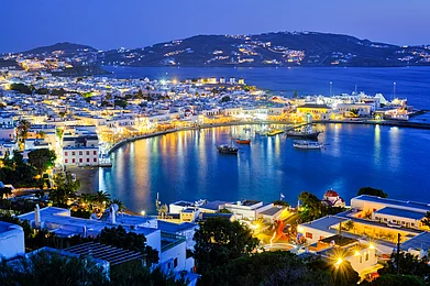 Dmitry Rukhlenko/Shutterstock : View of Chora, a popular tourist holiday destination