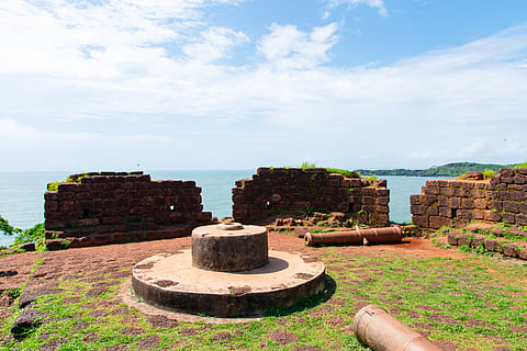 The ruins of Cabo de Rama Fort 