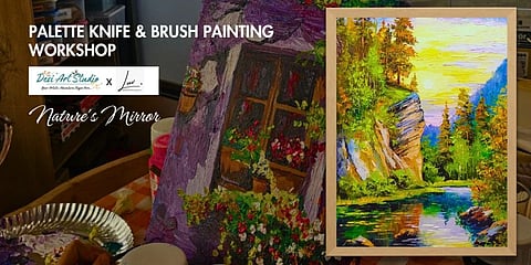 The “Sip and Paint Palette Knife Painting” workshop is perfect for meeting new people and spending cherished moments with loved ones