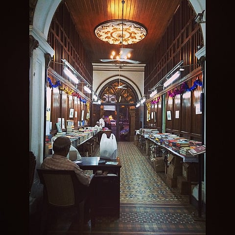 The library hosts various events like book sales and more