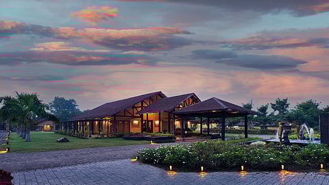 The WelcomHeritage Tadoba Resort and Spa has a swimming pool, spa and a conference room, making it an ideal vacation spot