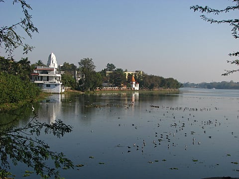 A view of the tranquil lake