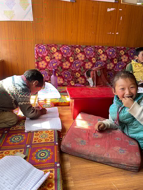 The school provides free admission and mid-day meals to the enrolled students