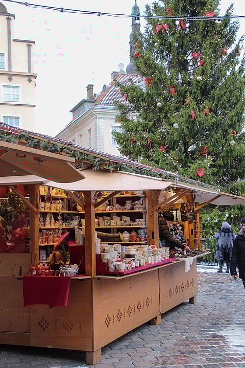 In the heart of Tallinn's Christmas market