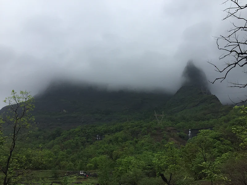 Cloud-capped mountains of Naneghat