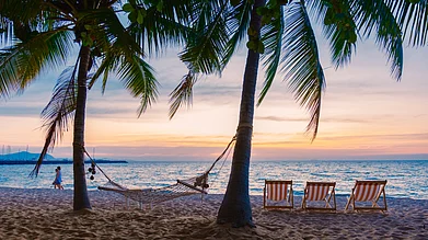 Shutterstock : Jomtien Beach is located just south of Pattaya
