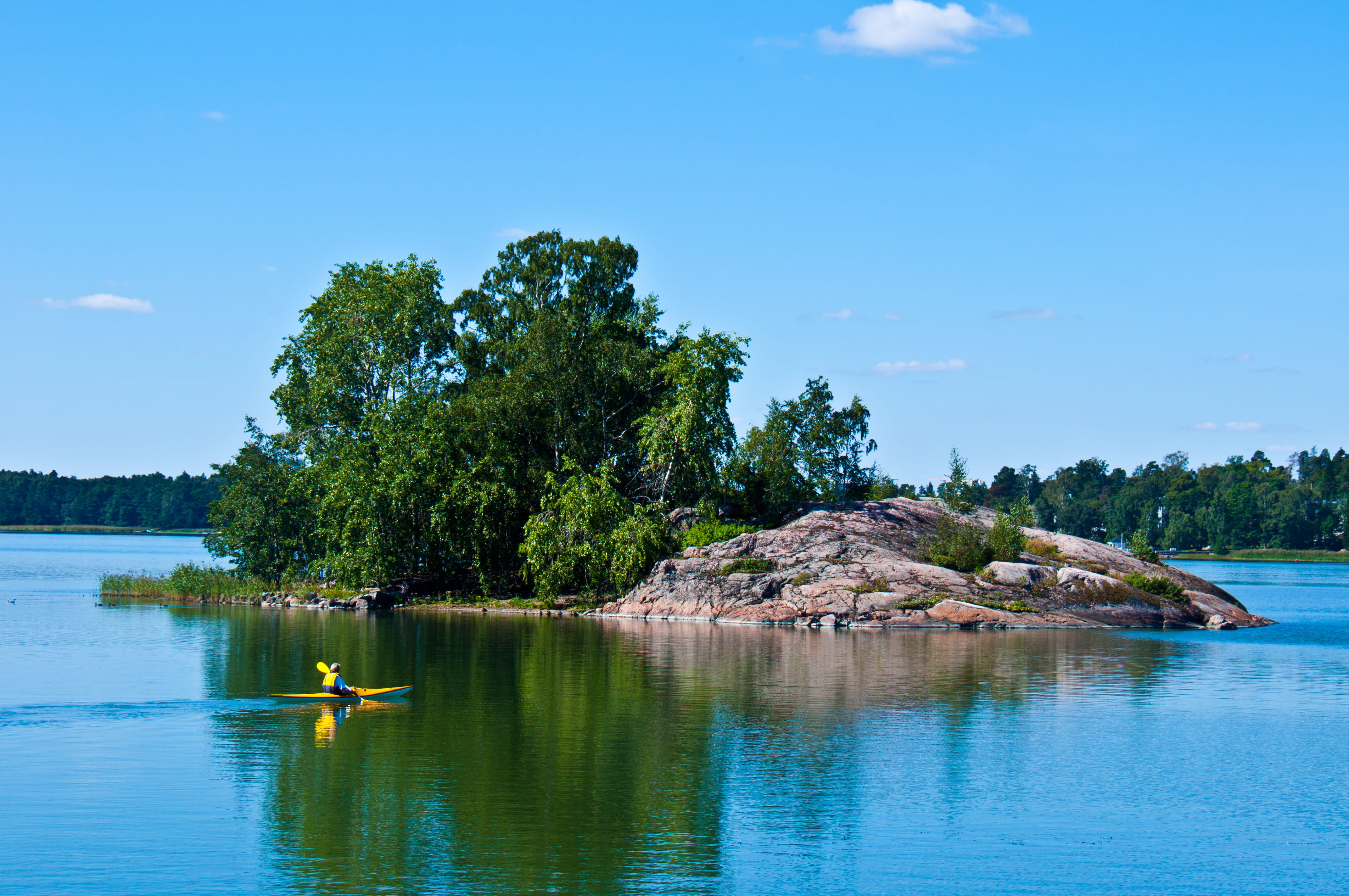 Kayaking in the Helsinki archipelago
