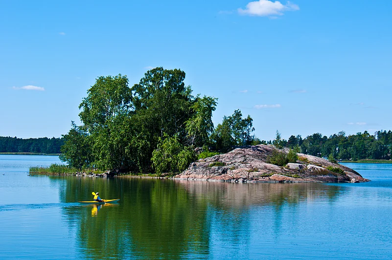Kayaking in the Helsinki archipelago