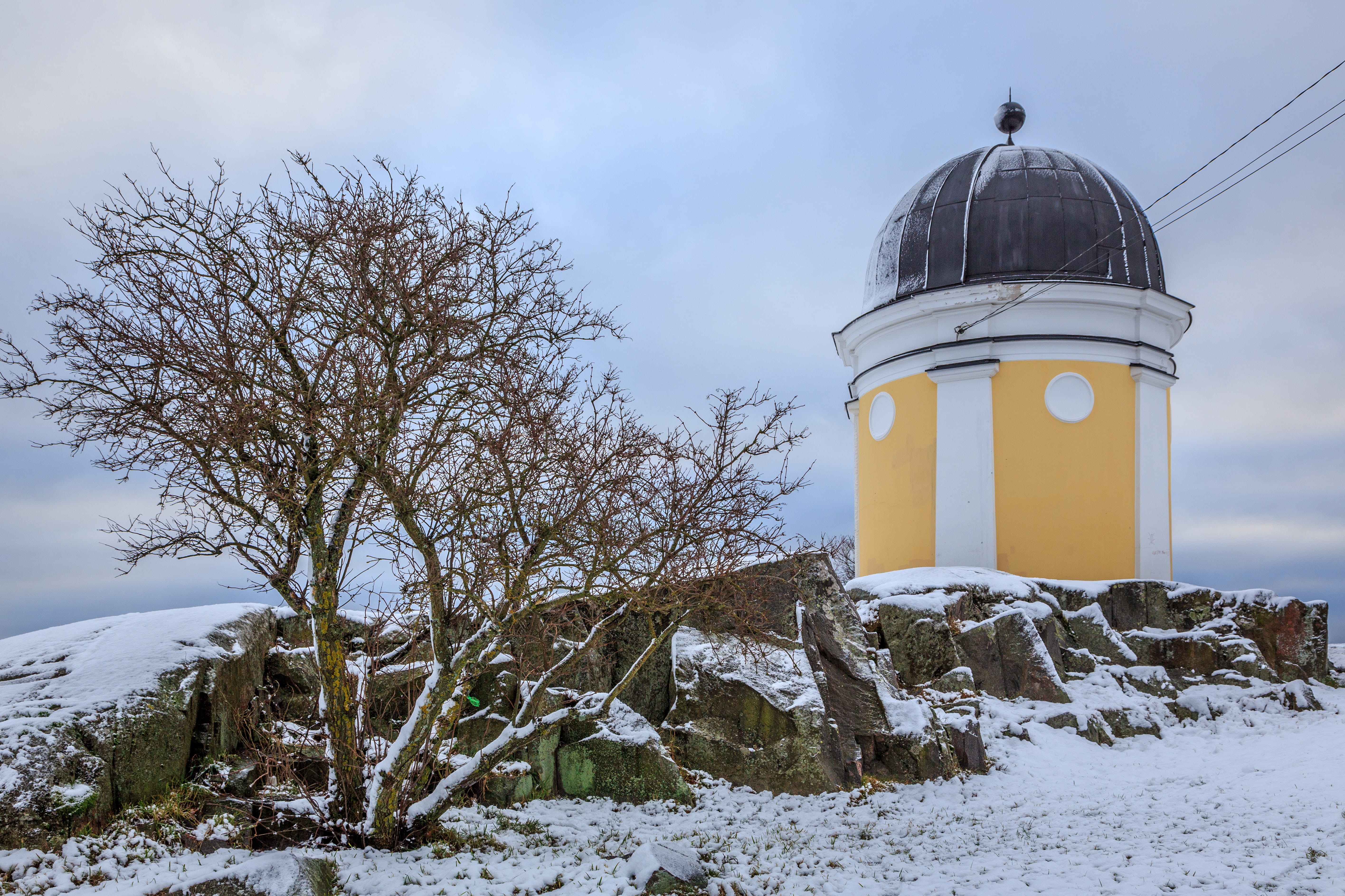 Snow at the Ursa Observatory