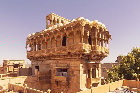 The Salim Singh ki Haveli was built in the 17th century for Salim Singh, the prime minister of Jaisalmer